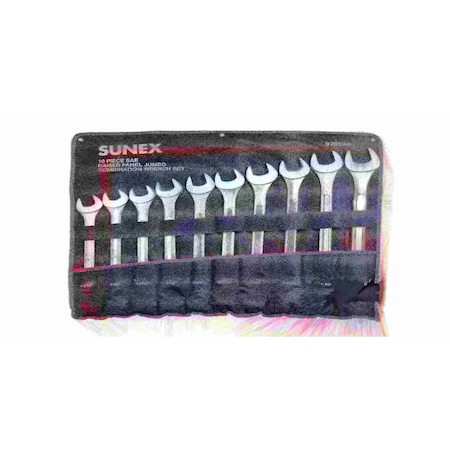 Sunex WRENCH SET 10 PC JUMBO COMBINATION SU97010A